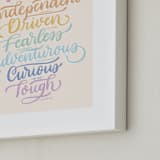 "Princess Traits" - Art Print in Tiara by Carolyn Kach - Frame Close-up