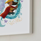 "Warrior Princess Raya" - Art Print in Water Dragon by curiouszhi - Frame Close-up
