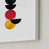 "minimalist" - Art Print in Coal by Anna Joseph - Frame Close-up
