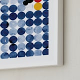 "Spot Mickey" - Art Print in Pool by Anna Joseph - Frame Close-up