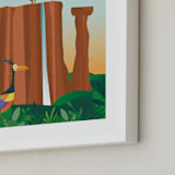 "Welcome to Paradise Falls from Disney and Pixar's Up" - Art Print in Waterfall by Erica Krystek - Frame Close-up
