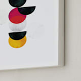 "Disney Minimalist Minnie Mouse" - Art Print in Coal by Anna Joseph - Frame Close-up