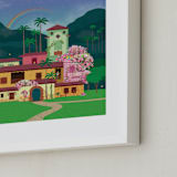 "Discover Disney's Casa Madrigal" - Art Print in Tropical by Erica Krystek - Frame Close-up