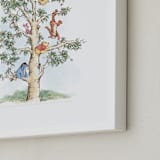 "Disney's Winnie The Pooh Tree" - Art Print in Green by Emma Adams - Frame Close-up