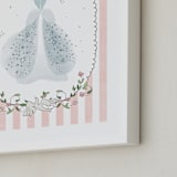 "Disney Princess Cinderella Dress-Up" - Art Print in Blush by Kamala Nahas - Frame Close-up