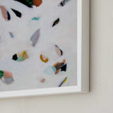 "Spring Thaw I" - Art Print in Ivory by Kayla King - Frame Close-up