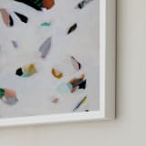 "Spring Thaw I" - Art Print in Ivory by Kayla King - Frame Close-up