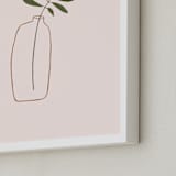 "Malena" - Art Print in Olive by Alex Roda - Frame Close-up