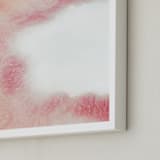 "Agate" - Art Print in Rose Quartz by Erin Deegan - Frame Close-up
