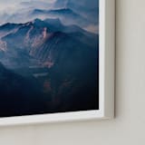 "below" - Art Print in Mist by Olivia Kanaley Inman - Frame Close-up