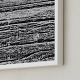 "Natural Abstract" - Art Print in Black, White, Grey by Tai - Frame Close-up