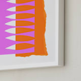 "Basslet Party" - Art Print in Classic Basslet by Catherine Culvenor - Frame Close-up
