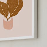"LEIA" - Art Print in Earth by Alex Roda - Frame Close-up