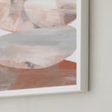 "Shaped by Nature" - Art Print in Clay by Agnes Pierscieniak - Frame Close-up