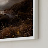 "Yerba Buena Rd" - Art Print in Pavement by Megan DiVita - Frame Close-up