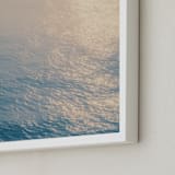 "light dance" - Art Print in Teal by Courtney Crane - Frame Close-up