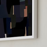 "paper tapestry II" - Art Print in Night by Sumak Studio - Frame Close-up