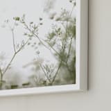 "Choices" - Art Print in White by Caroline Mint - Frame Close-up