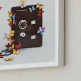 "Emergence" - Art Print in Mist by Kamala Nahas - Frame Close-up