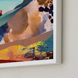 "Nature is good 2" - Art Print in Rainbow by Mojca Dolinar - Frame Close-up