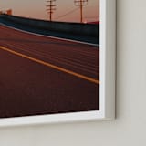 "October Moon" - Art Print in Road by Kate Baird - Frame Close-up