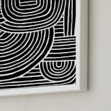 "A Long Ray Around" - Art Print in Night by raven erebus - Frame Close-up