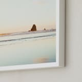 "Cannon Beach No. 2" - Art Print in Color by Kamala Nahas - Frame Close-up