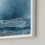 "Insh" - Art Print in Indigo Blue by Lynann Colligan - Frame Close-up