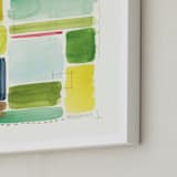 "Indigold Color Study" - Art Print in Indigold by Stephanie Ryan - Frame Close-up