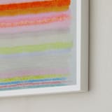 "Inner Light" - Art Print in Vibrant Pastel by HAPI ART - Frame Close-up