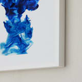 "Taihu stone" - Art Print in lapis lazuli by Yuke Li - Frame Close-up