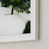"verdant garden II" - Art Print in leaf by Sara Hicks Malone - Frame Close-up