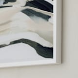 "To Wander I" - Art Print in Charcoal by Melanie Severin - Frame Close-up