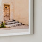 "Provencal" - Art Print in Stone by Olivia Kanaley Inman - Frame Close-up
