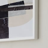 "Last Tuesday" - Art Print in Sand by Jennifer Daily - Frame Close-up