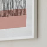 "Color Streak" - Art Print in Dusty Rose by Kiersten Garner - Frame Close-up