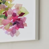 "Burgundy Gems" - Art Print in Burgundy by Yao Cheng Design - Frame Close-up