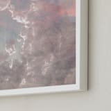 "Candy Sky" - Art Print in Airy Blue by Emanuela Carratoni - Frame Close-up