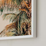 "Tropic Summer" - Art Print in Green by ALICIA BOCK - Frame Close-up