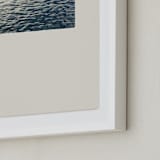"Sand and Sea 2" - Art Print in Deep Sea Blue by Shawna Urban - Frame Close-up