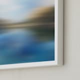 "Alpine Daydreams" - Art Print in Glacial Blue by Karen Kaul - Frame Close-up