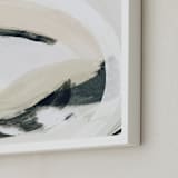 "To Wander II" - Art Print in Charcoal by Melanie Severin - Frame Close-up
