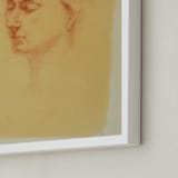 "Day Dream" - Art Print in Terra Cotta by Stephanie Chang - Frame Close-up