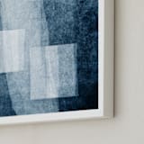 "Sealed Memories" - Art Print in Misty Indigo by Debra Pruskowski - Frame Close-up