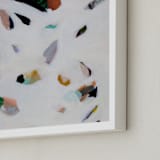 "Spring Thaw I" - Art Print in Ivory by Kayla King - Frame Close-up