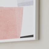 "Settling 1" - Art Print in Blush by Francesca Iannaccone - Frame Close-up