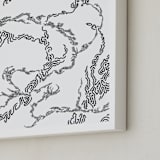 "Cloud Formations 2" - Art Print in Ink by Harrison Tenzer - Frame Close-up