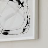 "Engage" - Art Print in Charcoal by Melanie Severin - Frame Close-up