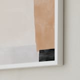 "Journey 01" - Art Print in Desert Brown by WeArt - Frame Close-up