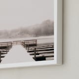 "Solitude" - Art Print in Mist by Robin Ott - Frame Close-up